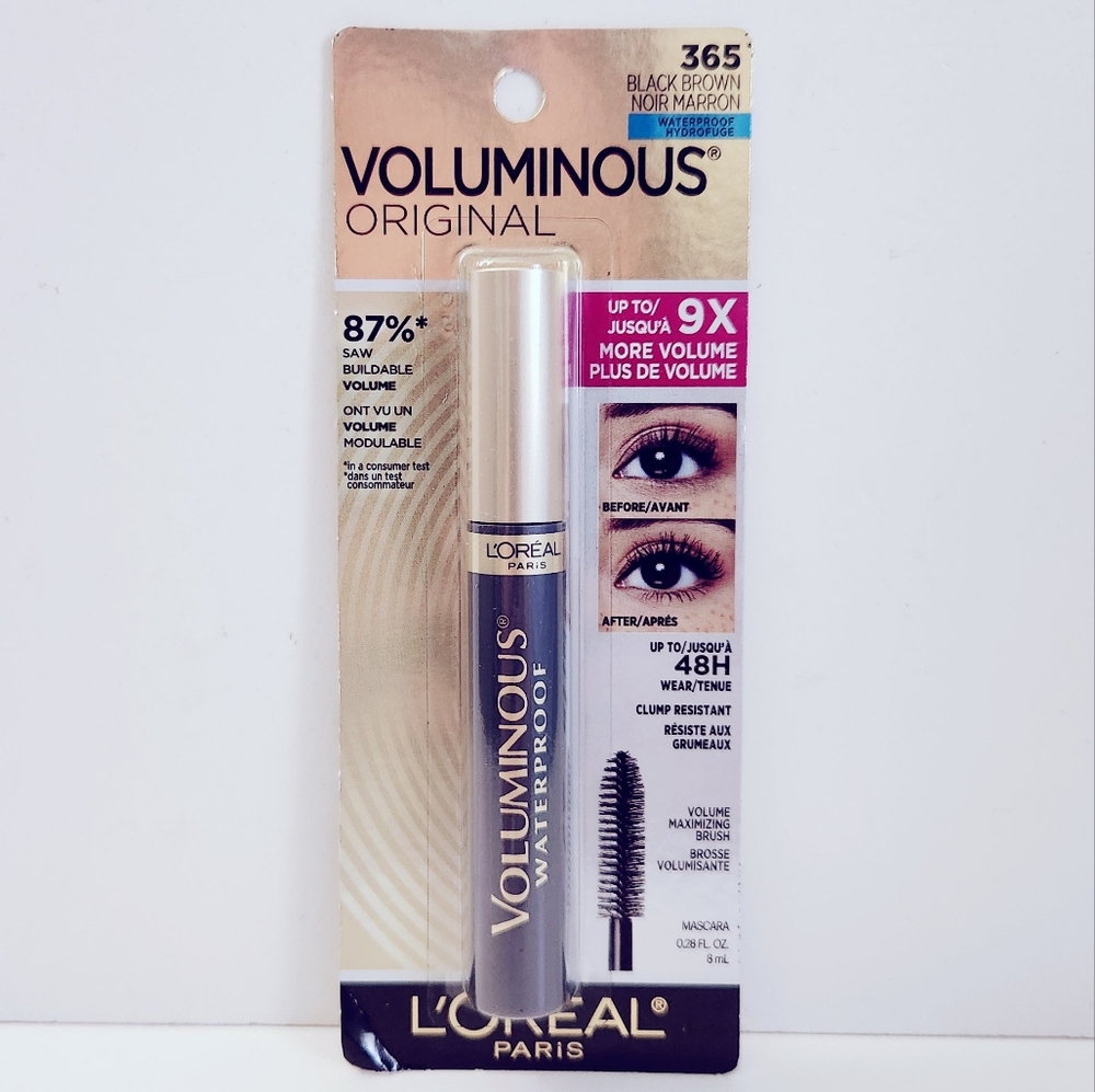 🔮3/$15 Loreal Paris Voluminous Original Waterproof Mascara Black Brown